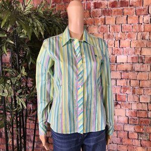 5/$25 Lilly Pulitzer Striped Button Down Shirt